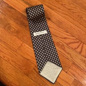 Vintage Christian Dior Polka Dot Silk Tie
